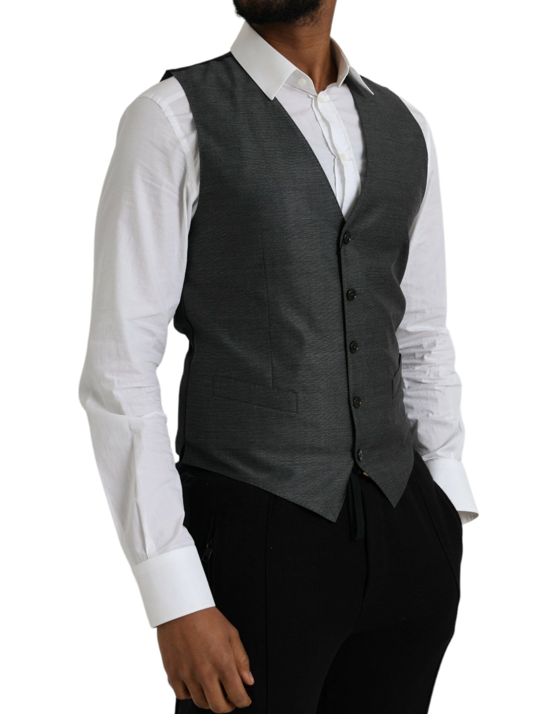 Dolce & Gabbana Grey Waistcoats for Men alternate view