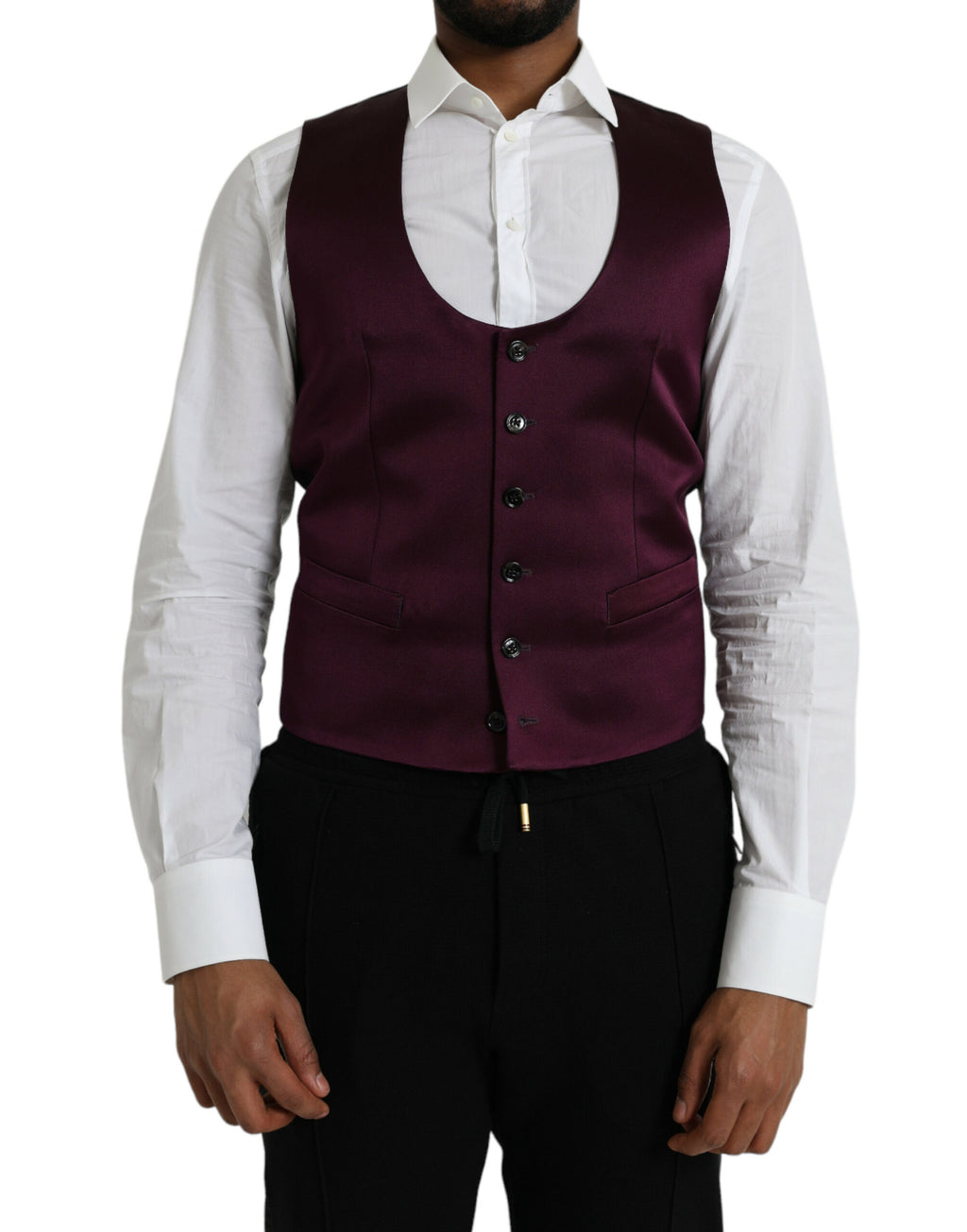 Dolce & Gabbana Red Waistcoats for Men