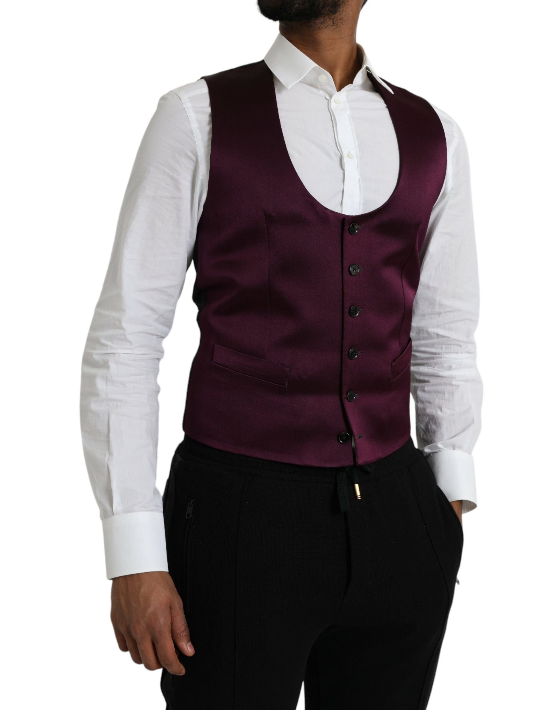 Dolce & Gabbana Red Waistcoats for Men alternate view