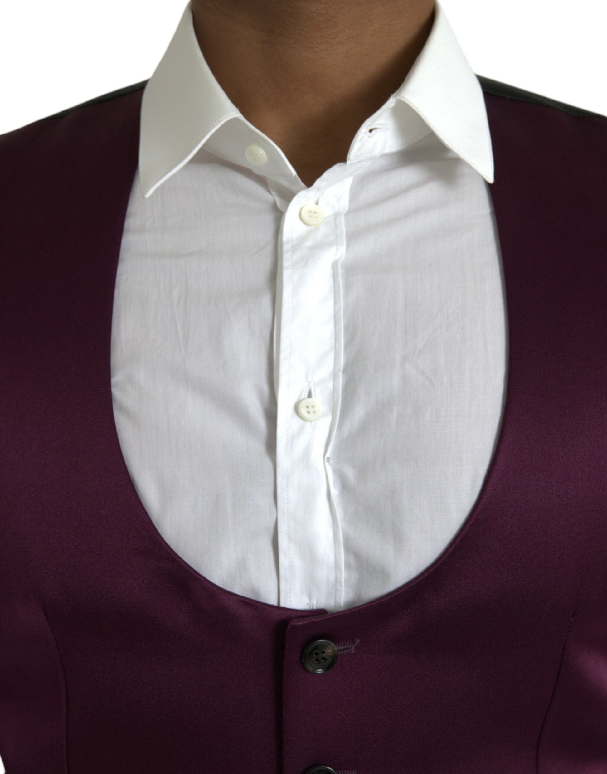 Dolce & Gabbana Red Waistcoats for Men side view
