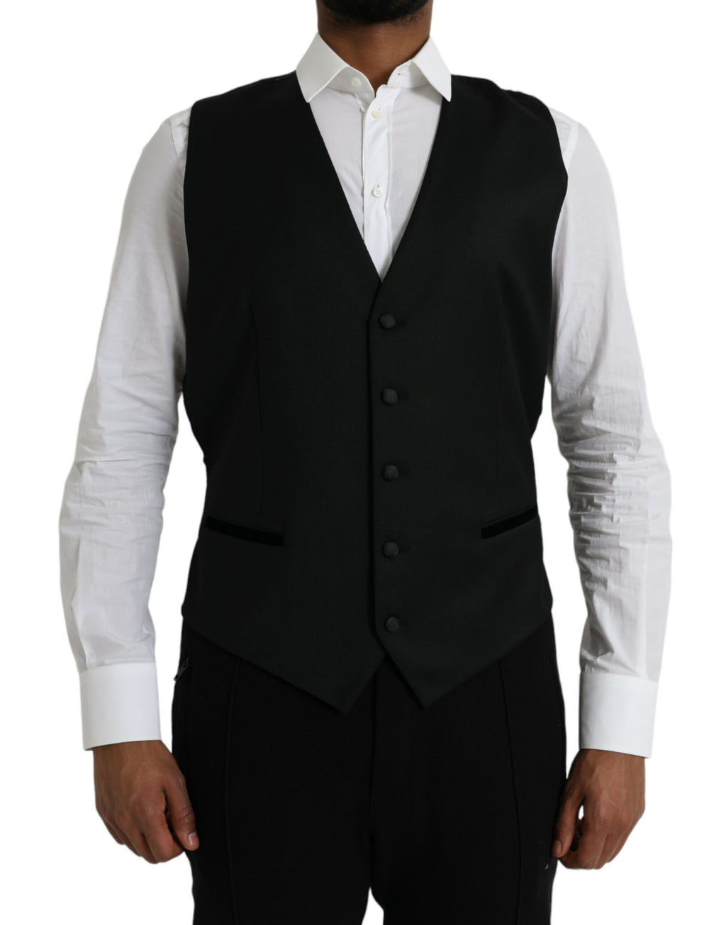 Dolce & Gabbana Black Waistcoats for Men