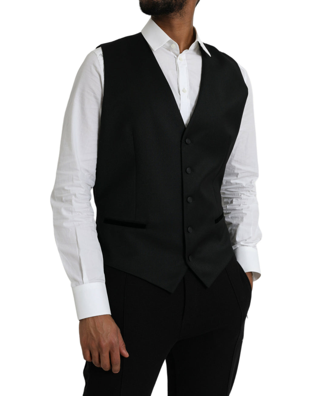 Dolce & Gabbana Black Waistcoats for Men alternate view