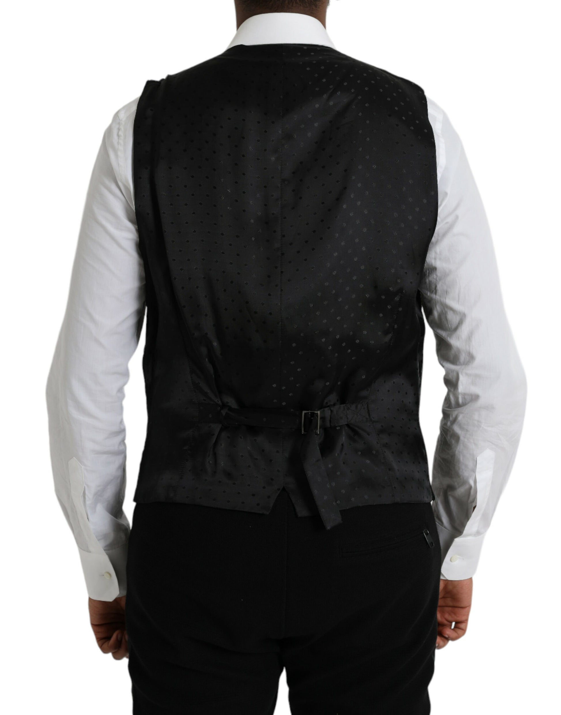 Dolce & Gabbana Black Waistcoats for Men detail view