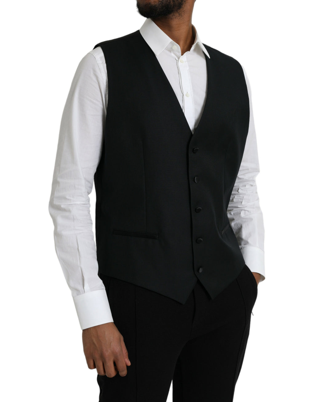 Dolce & Gabbana Black Waistcoats for Men alternate view