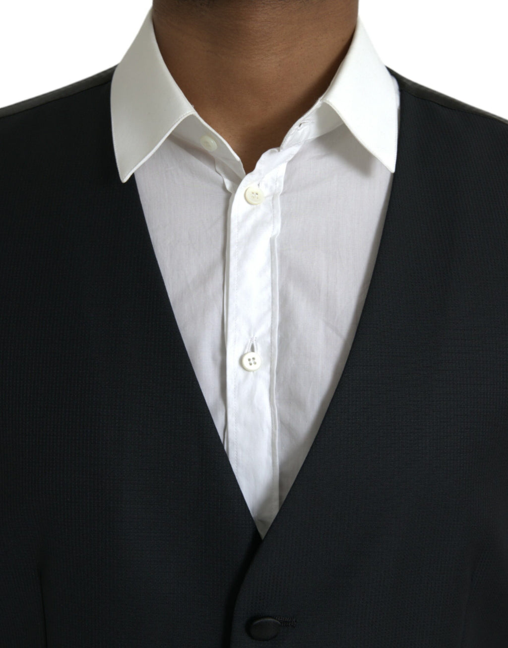 Dolce & Gabbana Black Waistcoats for Men side view