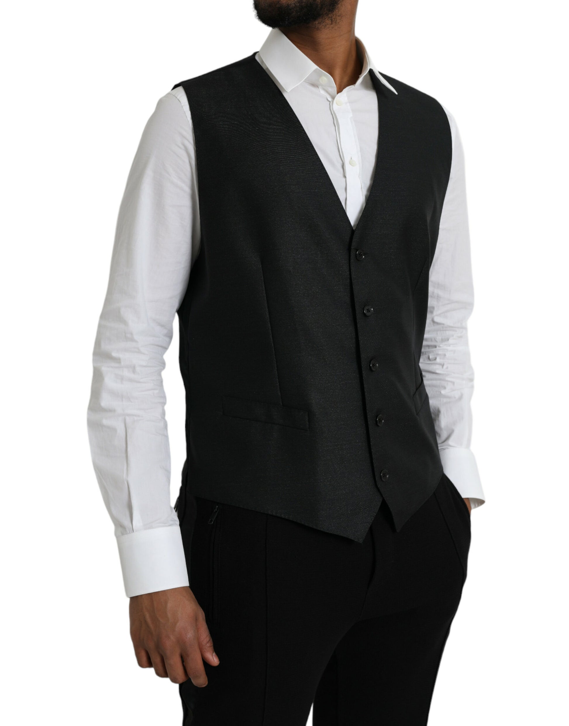 Dolce & Gabbana Black Waistcoats for Men alternate view