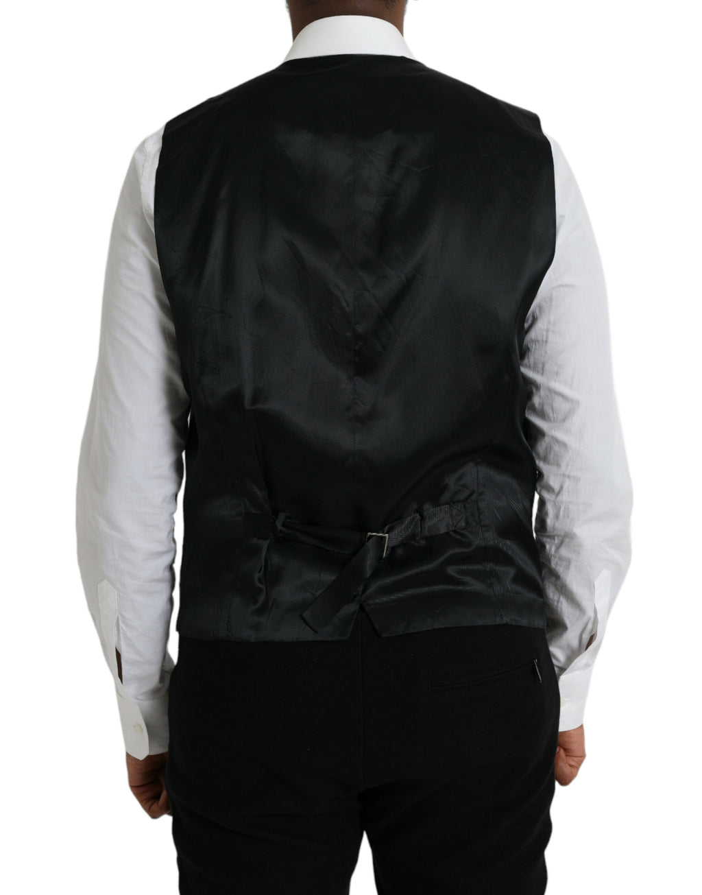 Dolce & Gabbana Black Waistcoats for Men detail view