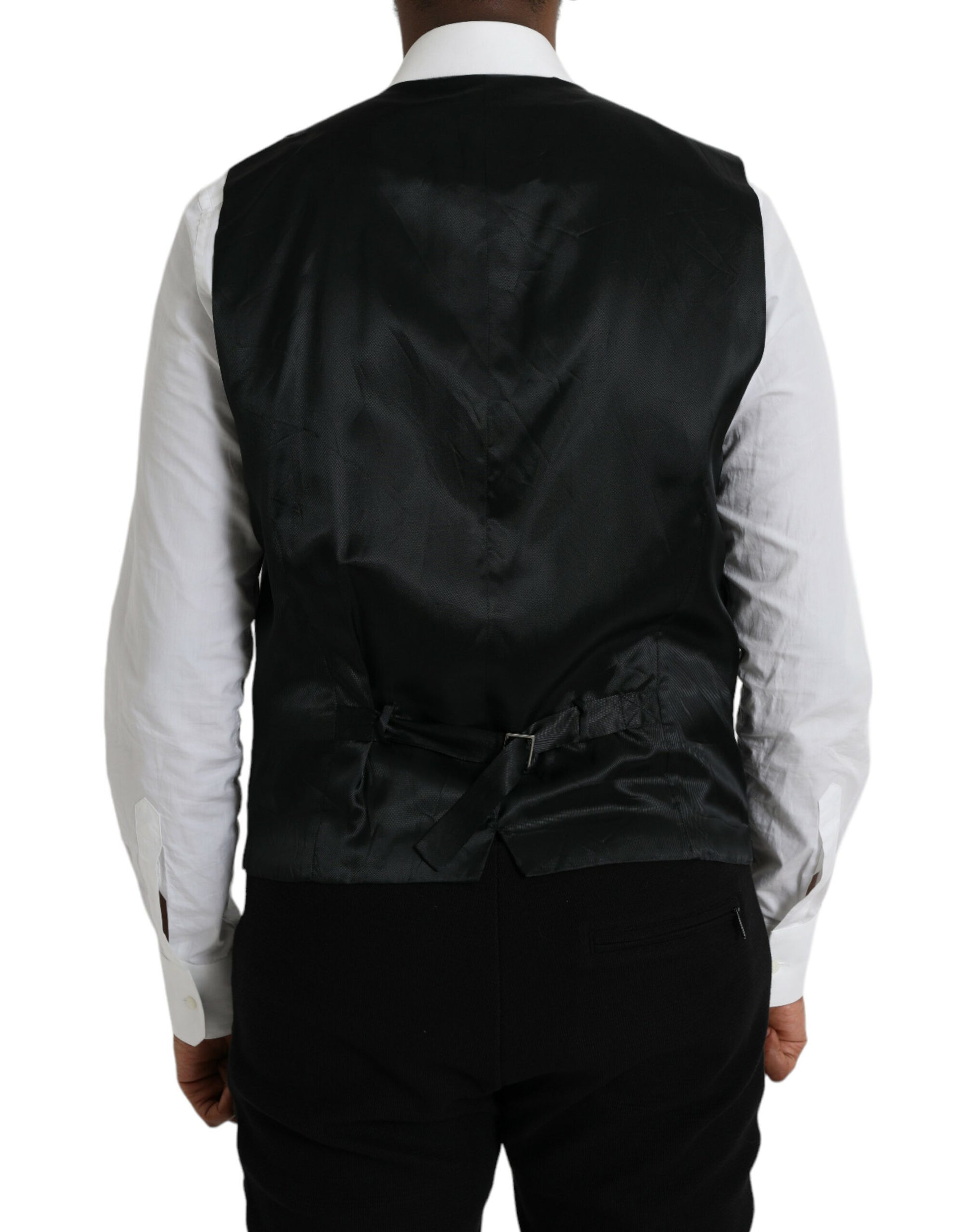 Dolce & Gabbana Black Waistcoats for Men detail view