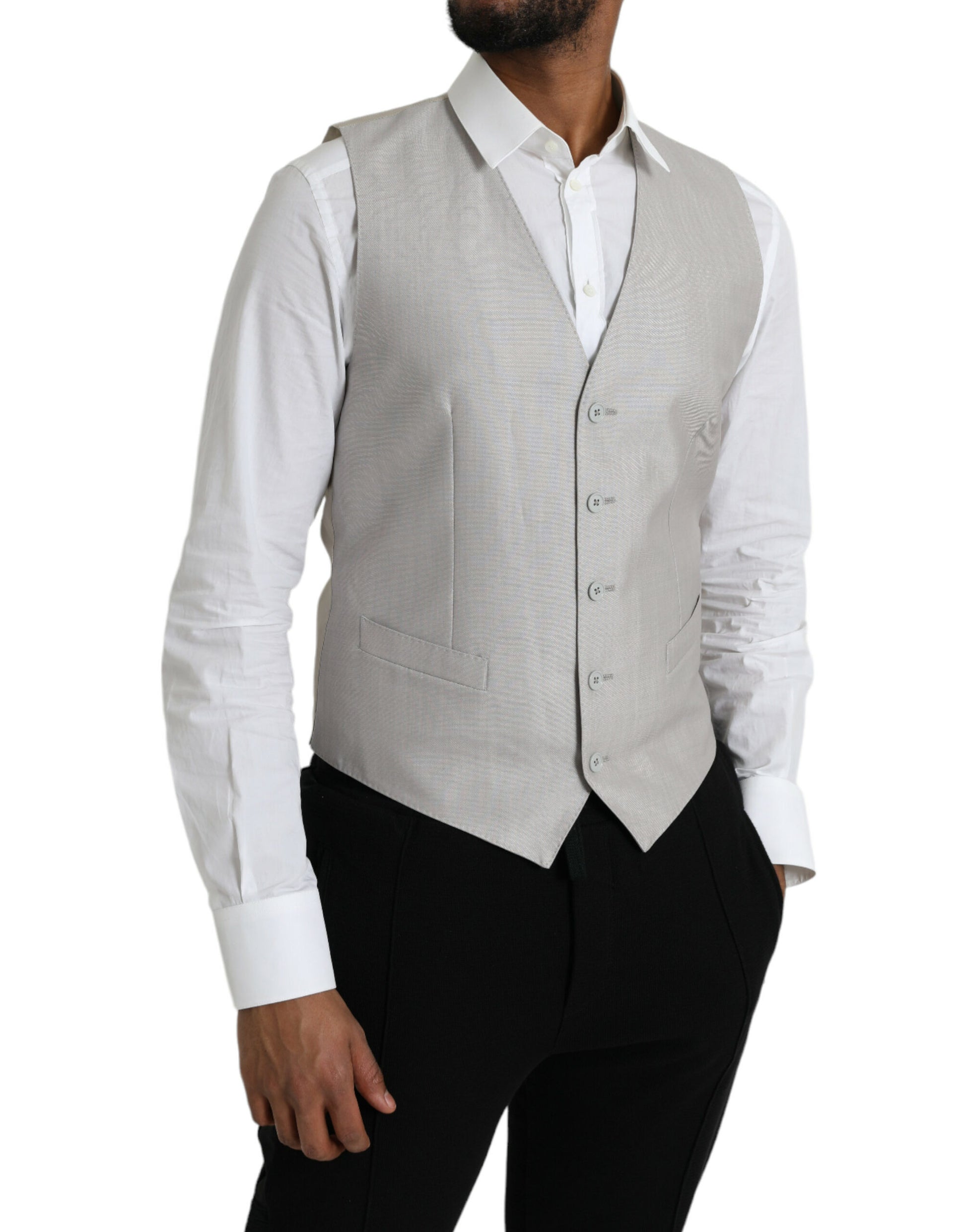 Dolce & Gabbana Grey Waistcoats for Men alternate view