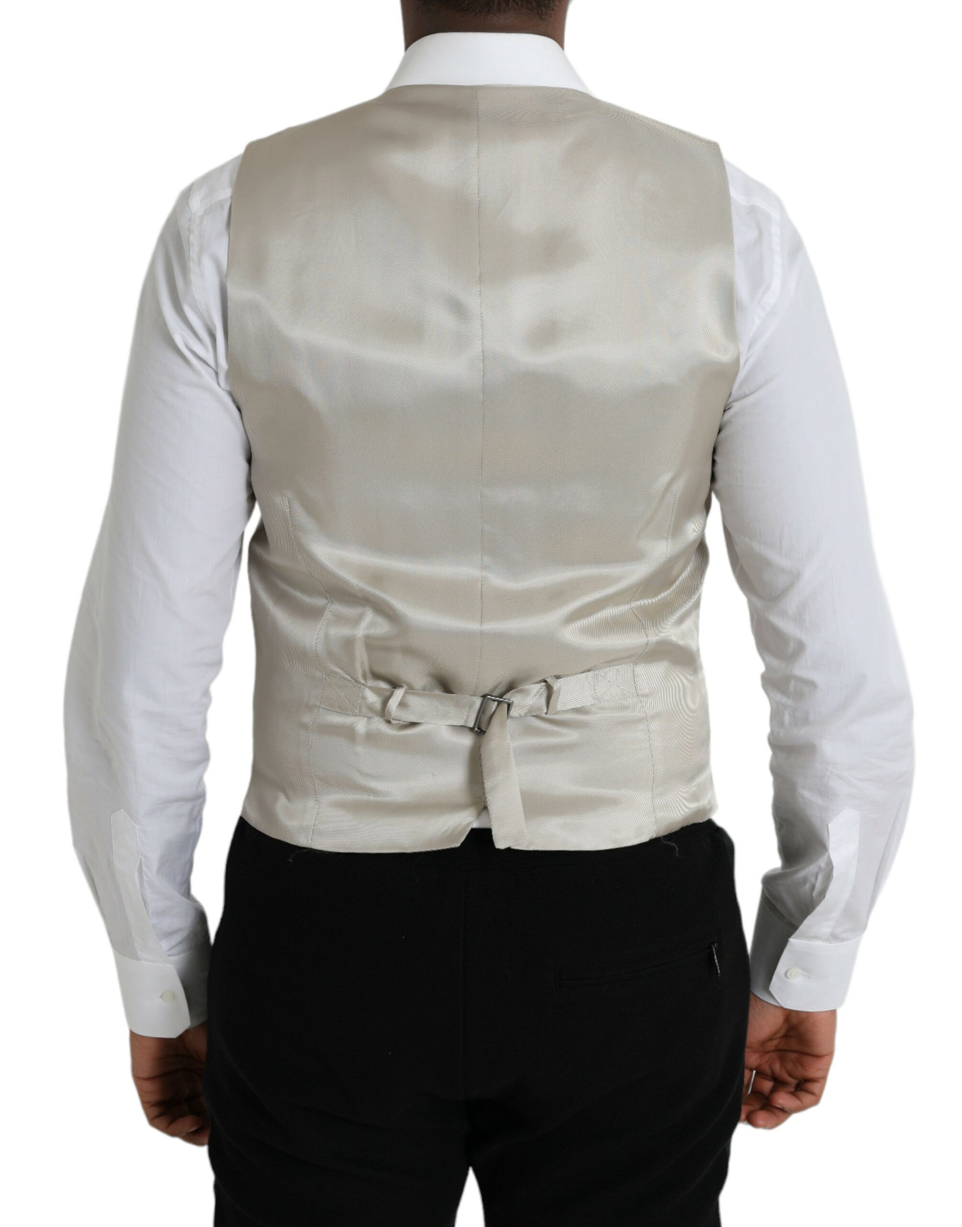 Dolce & Gabbana Grey Waistcoats for Men detail view