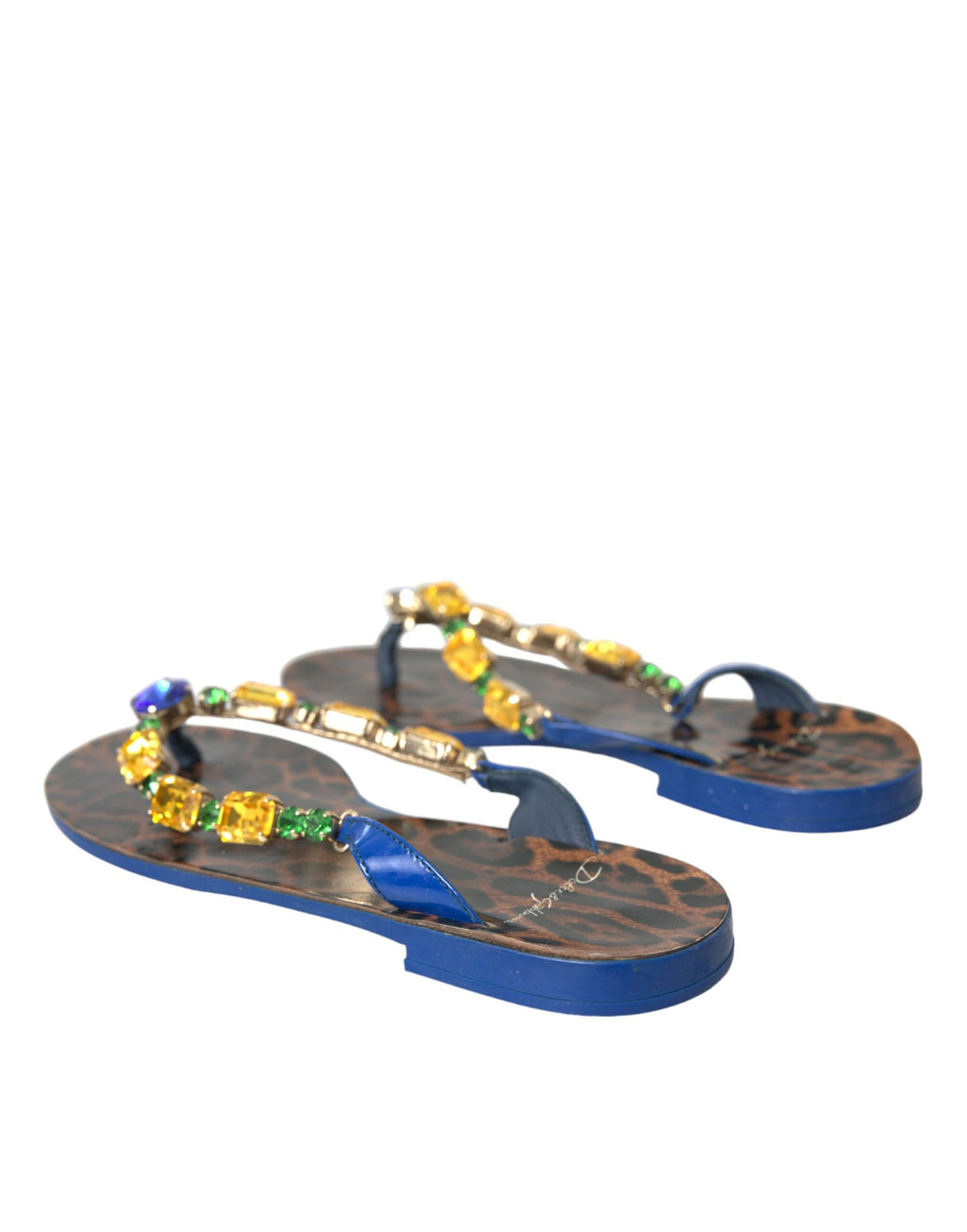 Dolce & Gabbana Multicolor Flip Flop Sandals for Women side view