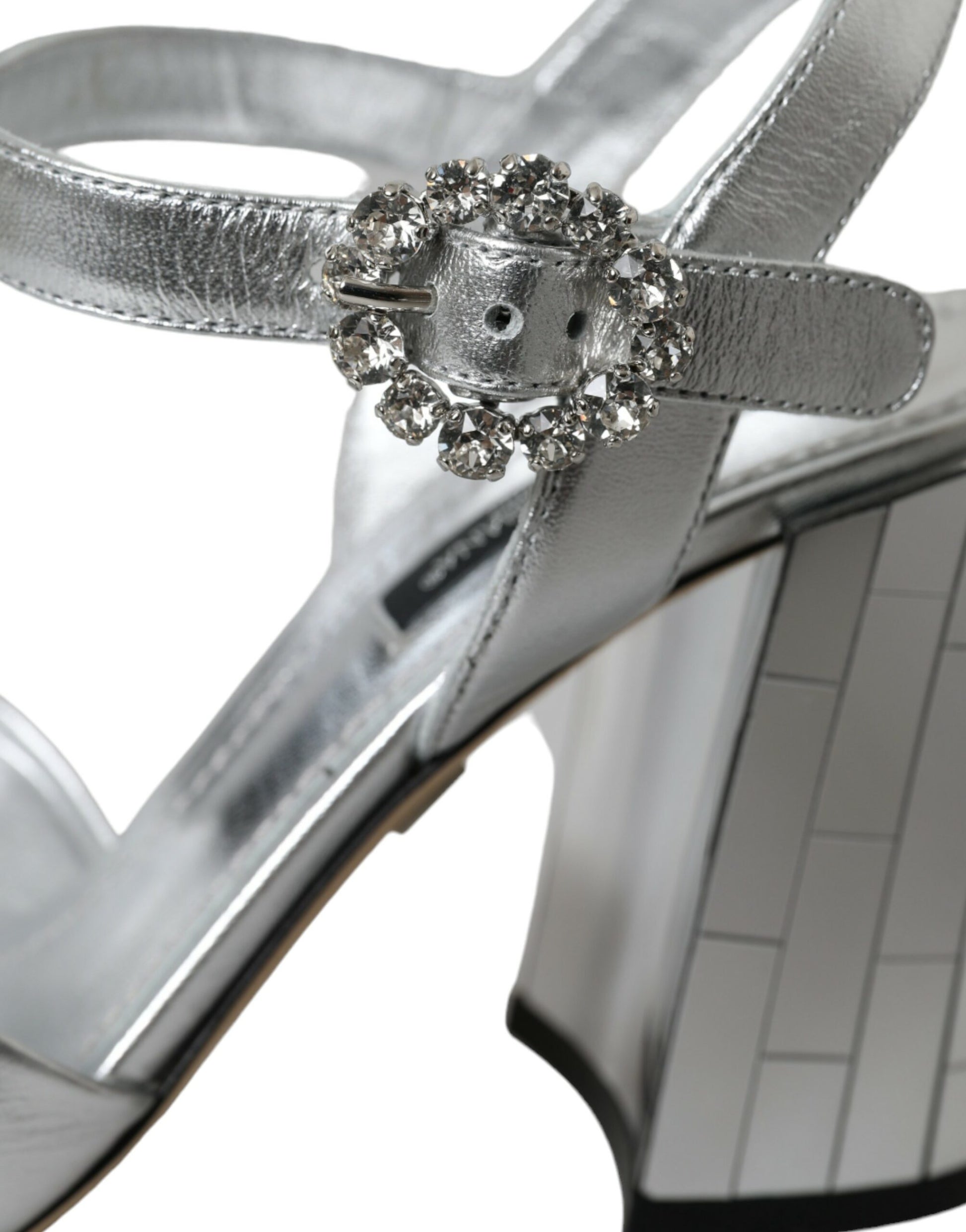 Dolce & Gabbana Silver Stiletto Heels for Women additional view