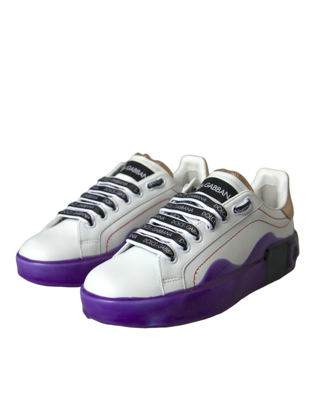Dolce & Gabbana White Low Top Sneakers for Women detail view