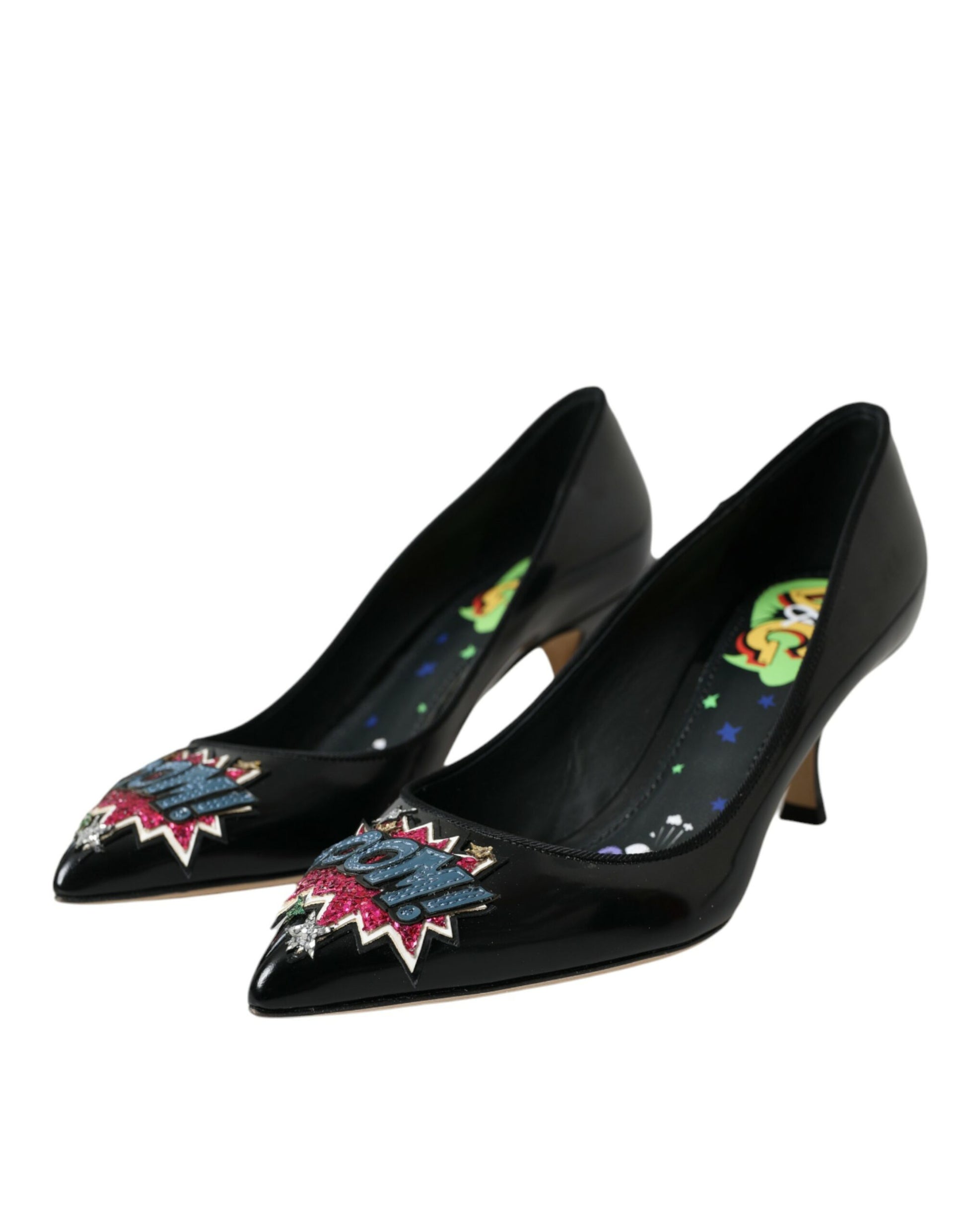 Dolce & Gabbana Black Mid Heel for Women detail view