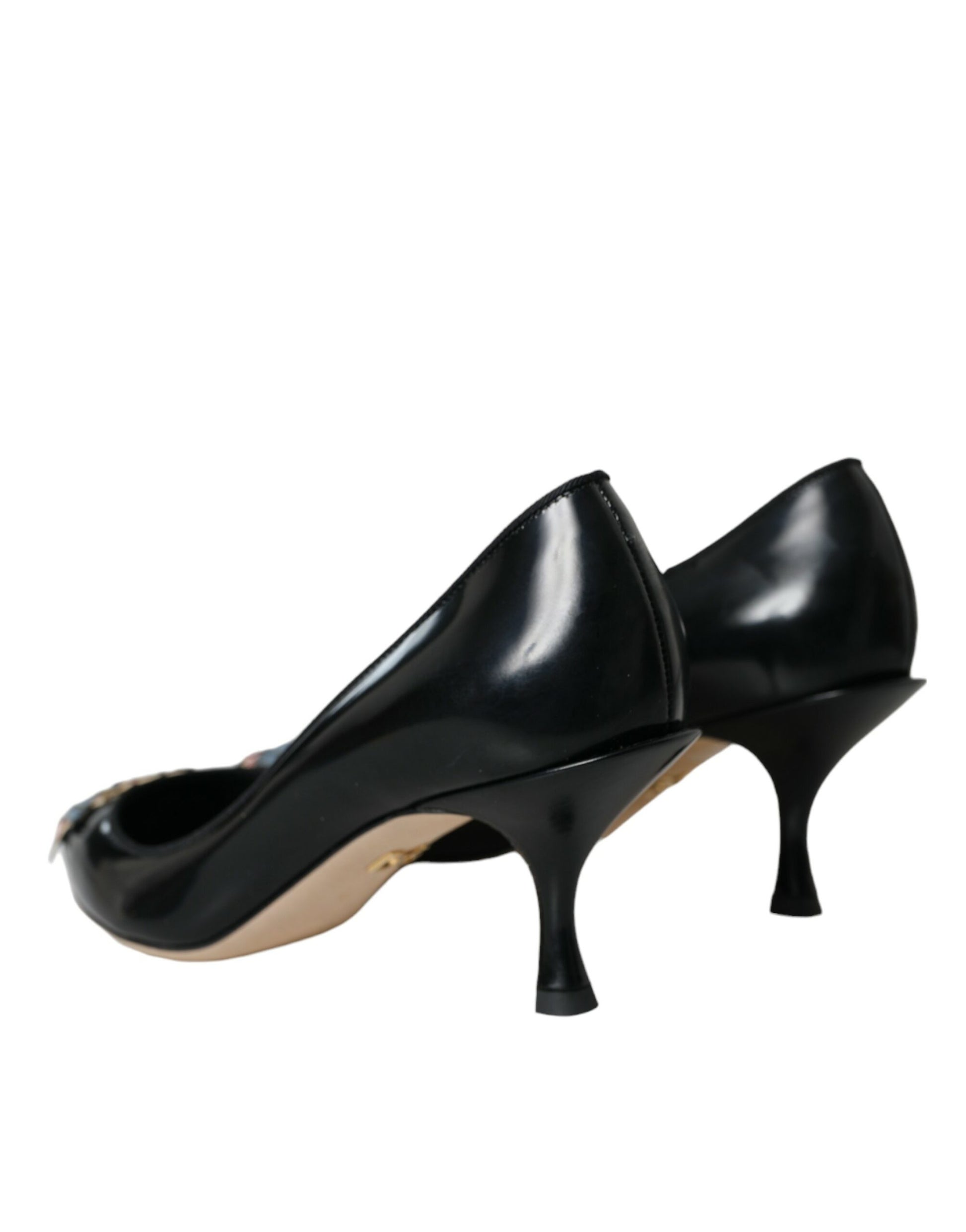 Dolce & Gabbana Black Mid Heel for Women side view