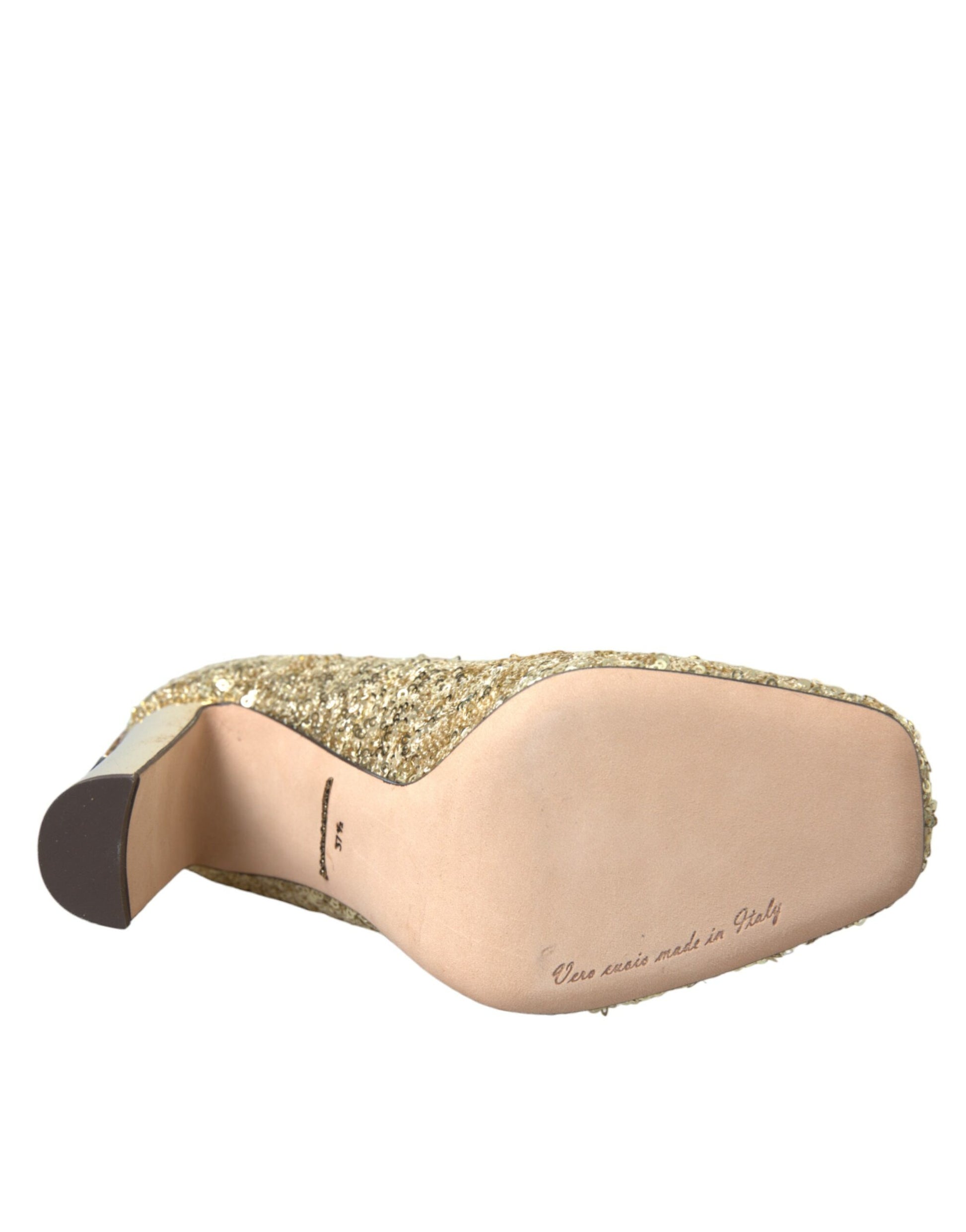 Dolce & Gabbana Gold High Heel for Women additional view
