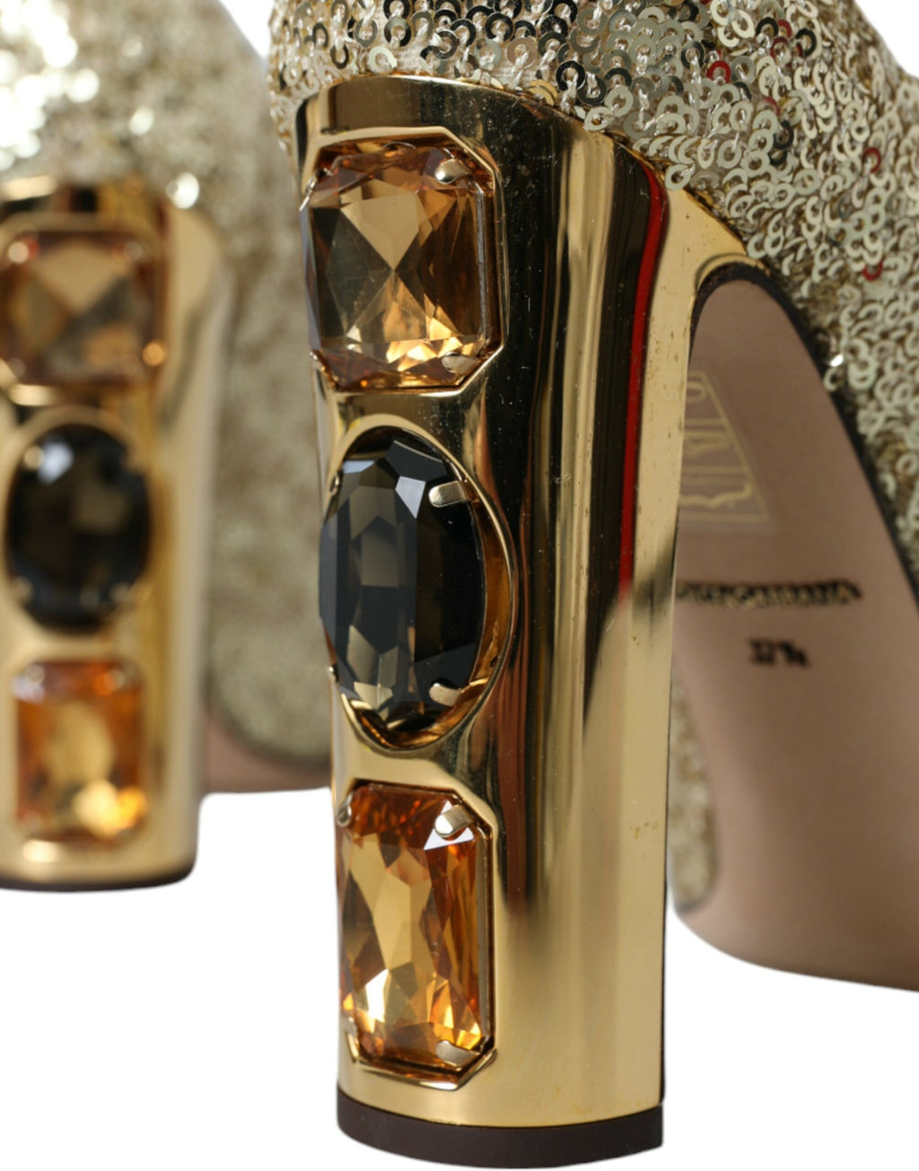 Dolce & Gabbana Gold High Heel for Women additional view