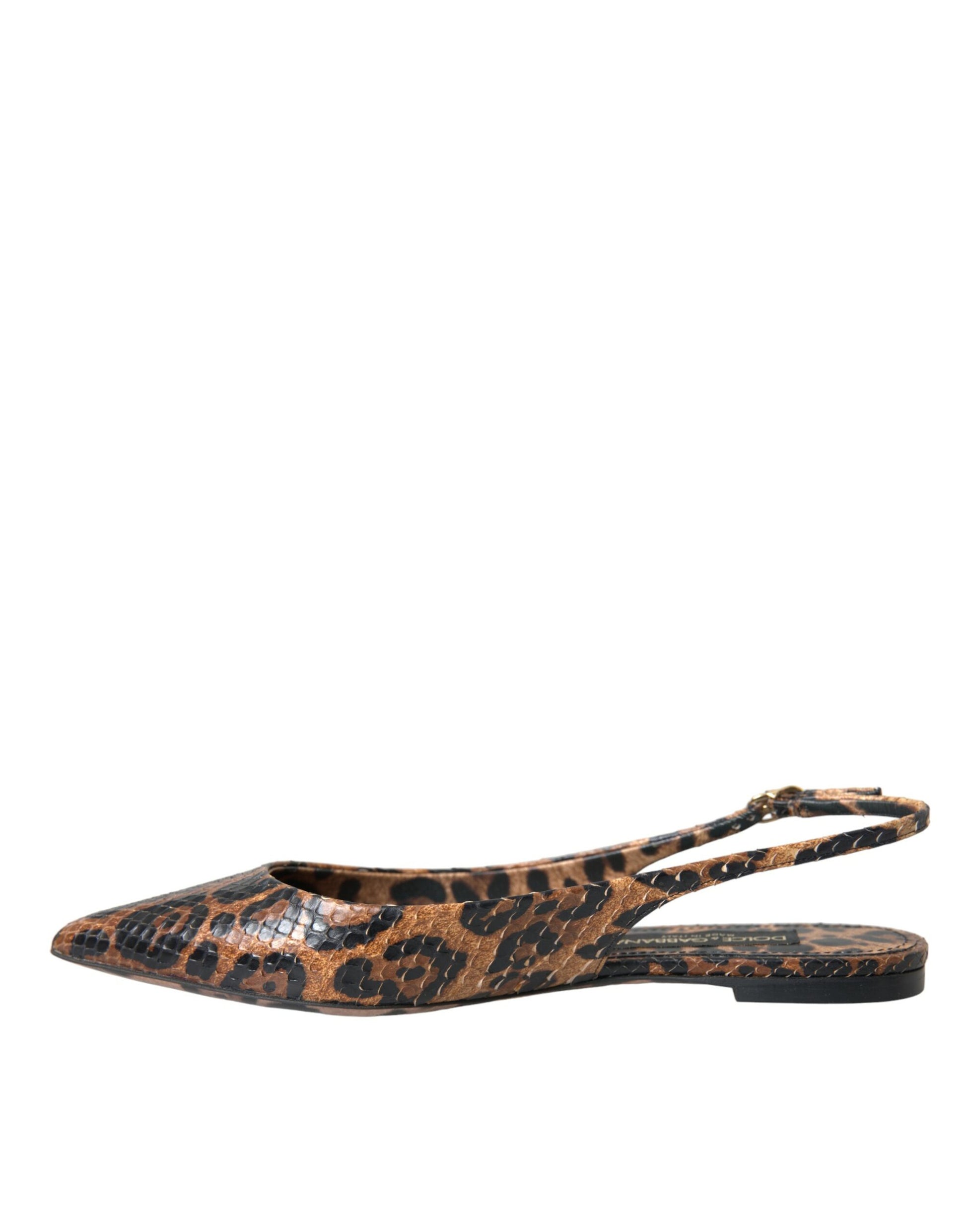 Dolce & Gabbana Brown Ballet Flats for Women additional view
