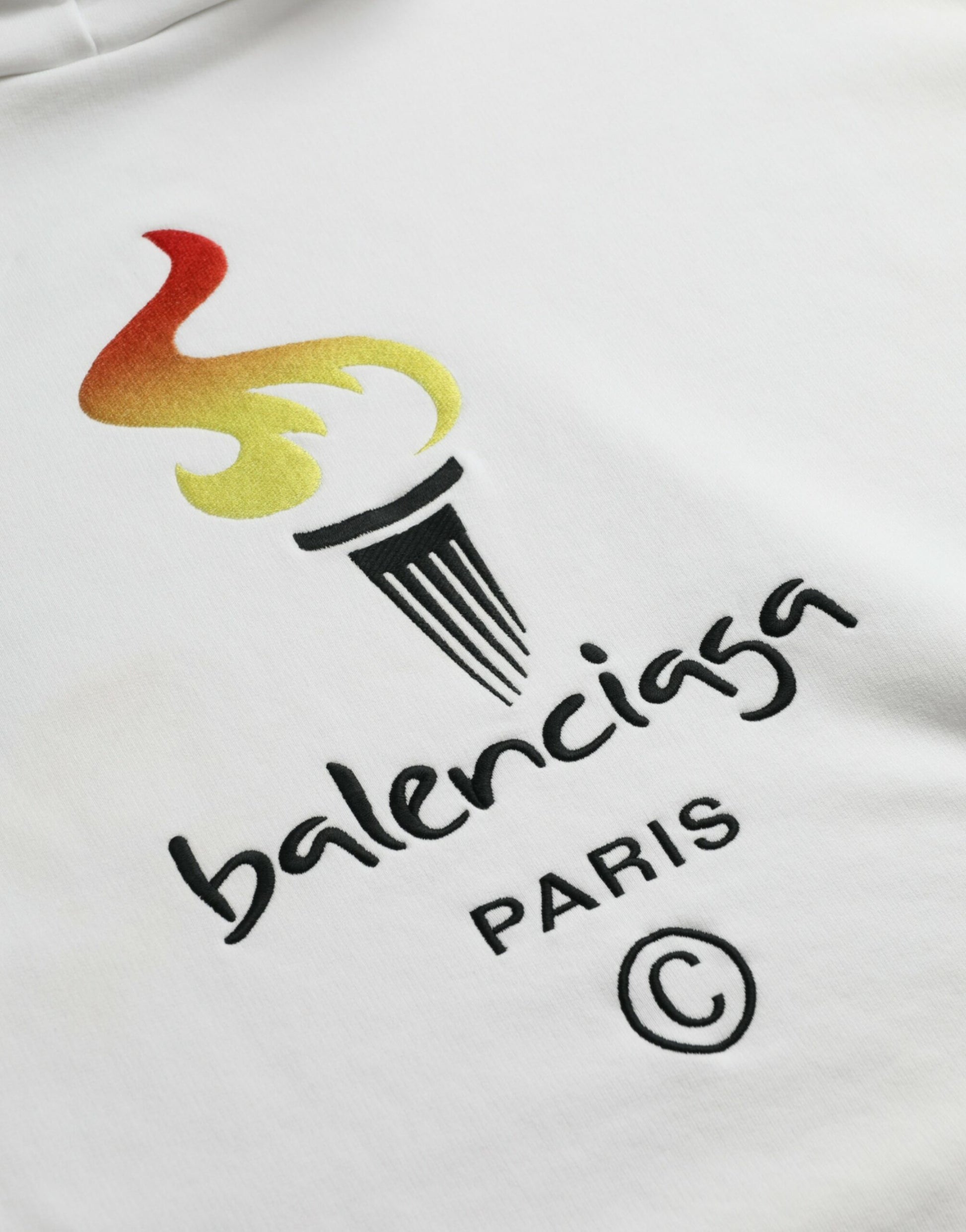 Balenciaga White Hoodie for Men additional view