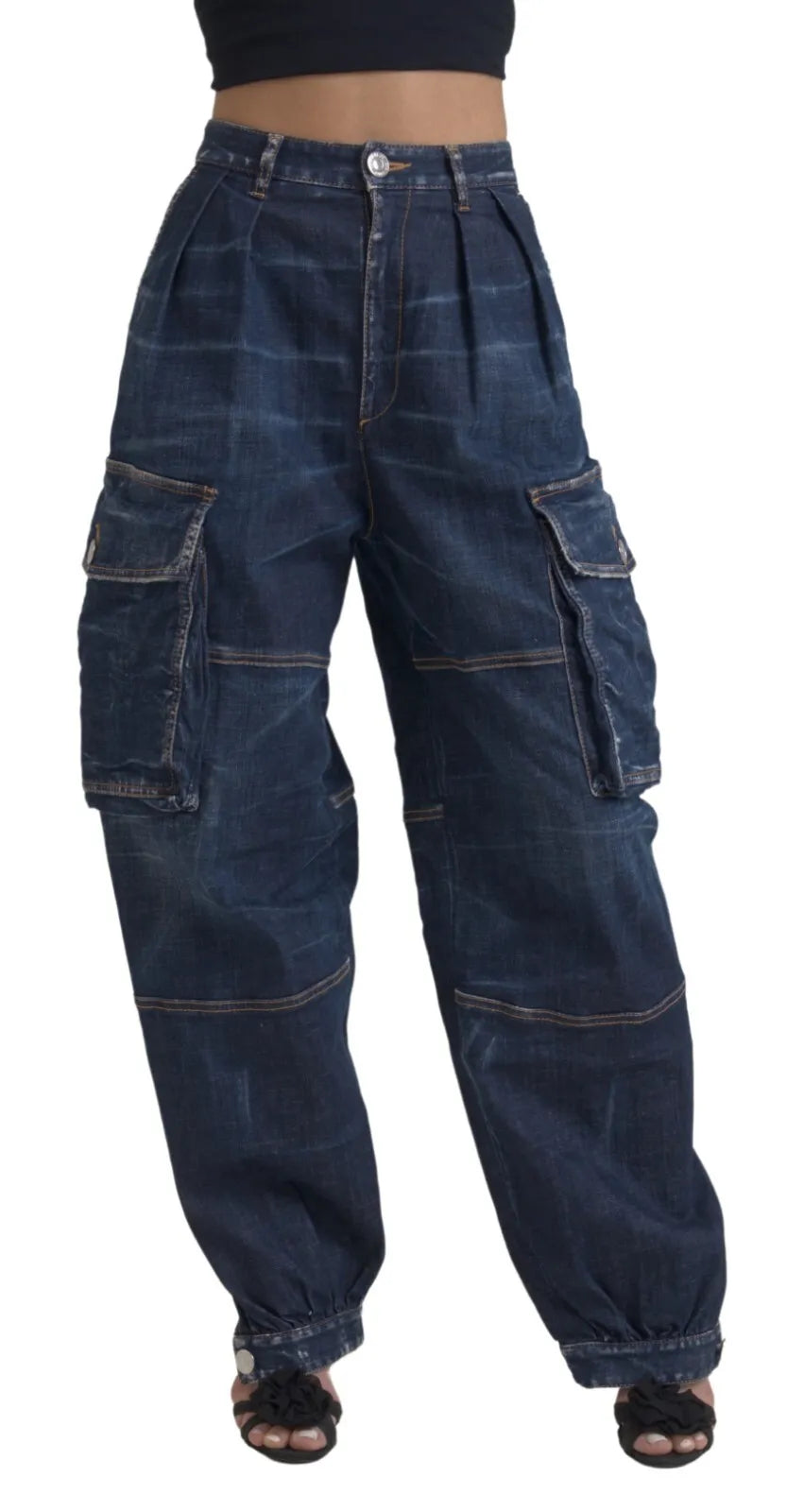 Dsquared² Blue Relaxed Fit Jeans for Women alternate view
