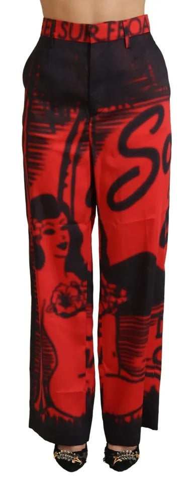 Dsquared² Red Casual Pants for Women
