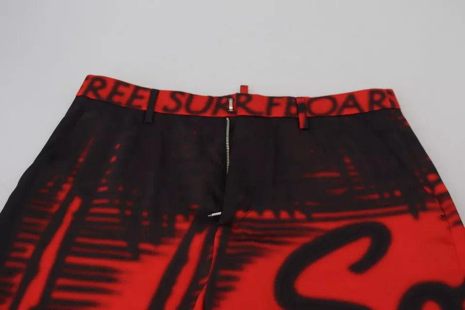 Dsquared² Red Casual Pants for Women detail view