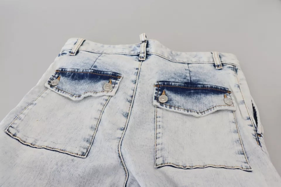 Dsquared² Blue Straight Leg Jeans for Women additional view