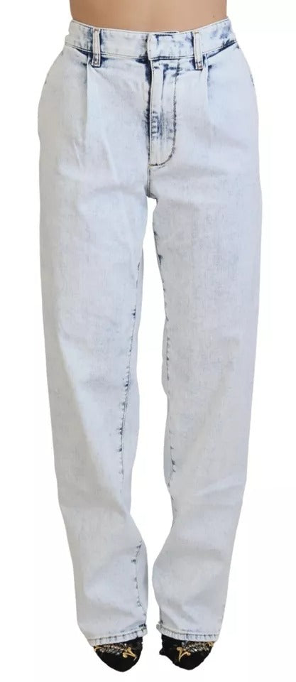 Dsquared² Blue Straight Leg Jeans for Women