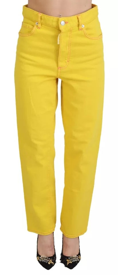 Dsquared² Yellow Straight Leg Jeans for Women alternate view
