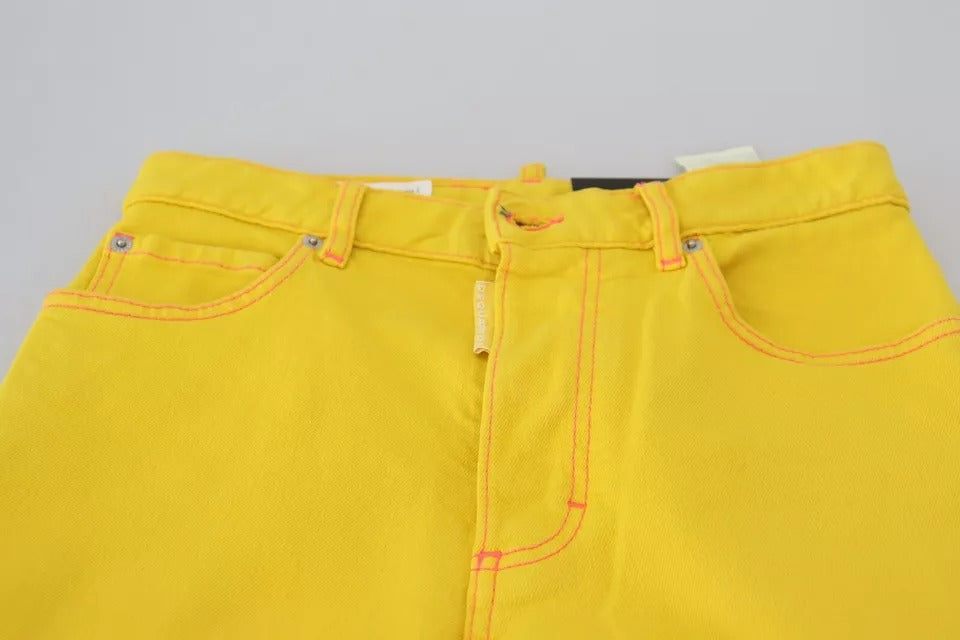 Dsquared² Yellow Straight Leg Jeans for Women additional view