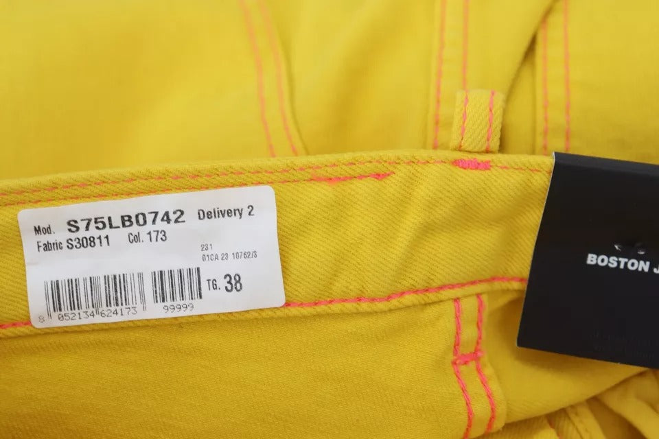 Dsquared² Yellow Straight Leg Jeans for Women additional view