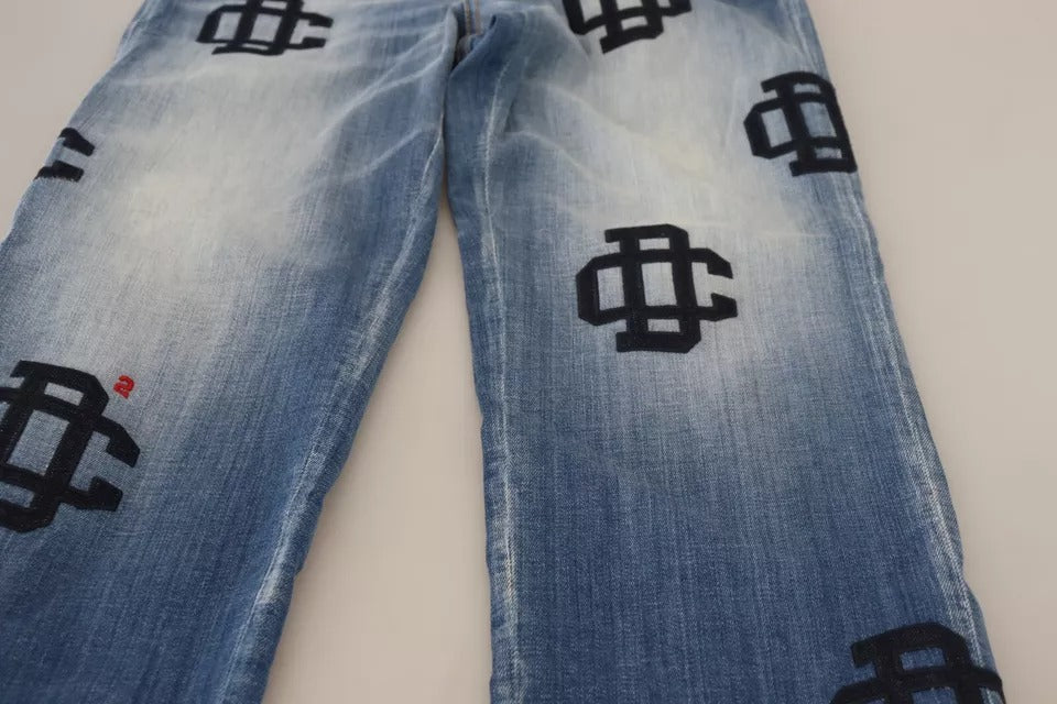 Dsquared² Blue Straight Leg Jeans for Women additional view