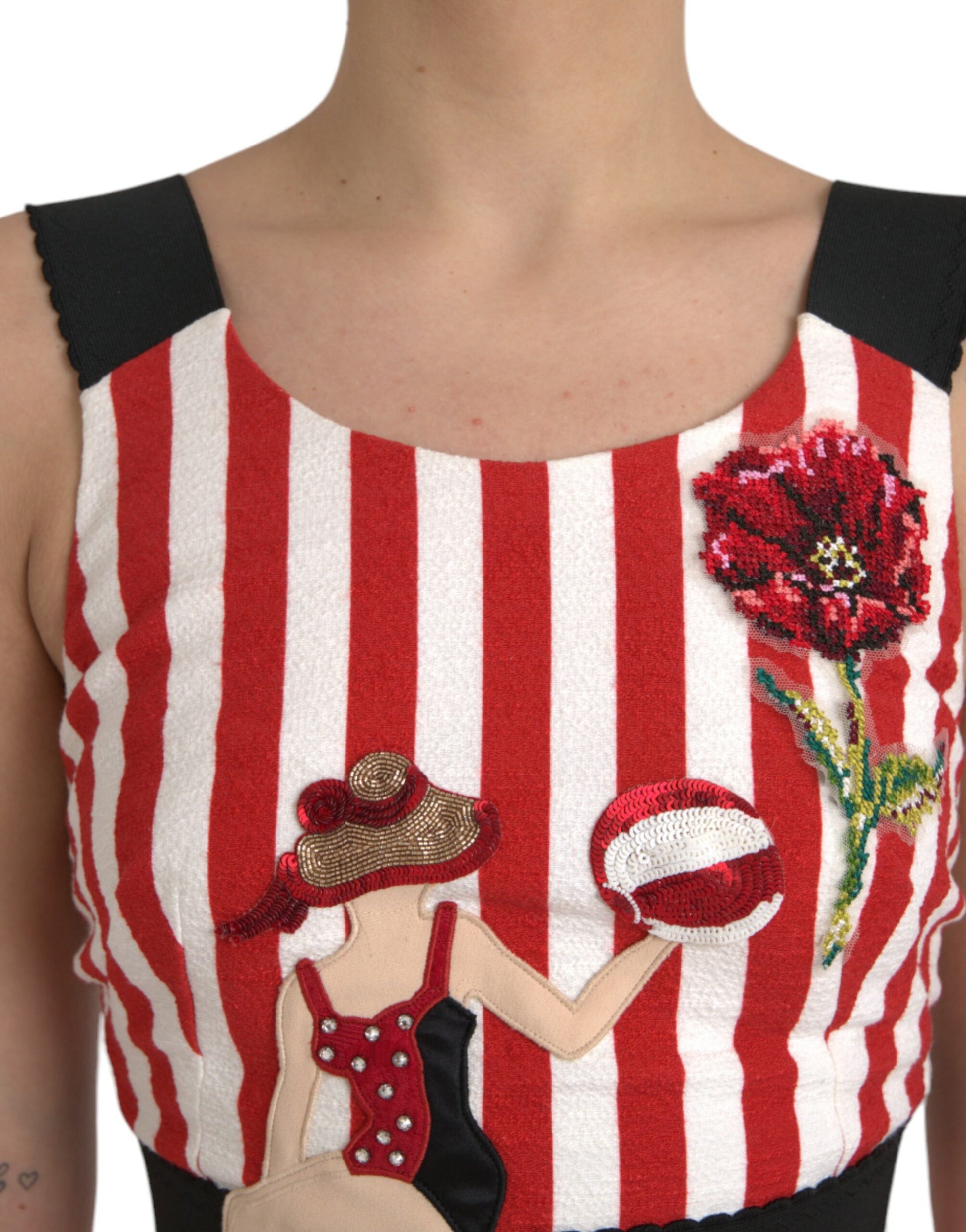 Dolce & Gabbana Red Midi Dress for Women alternate view