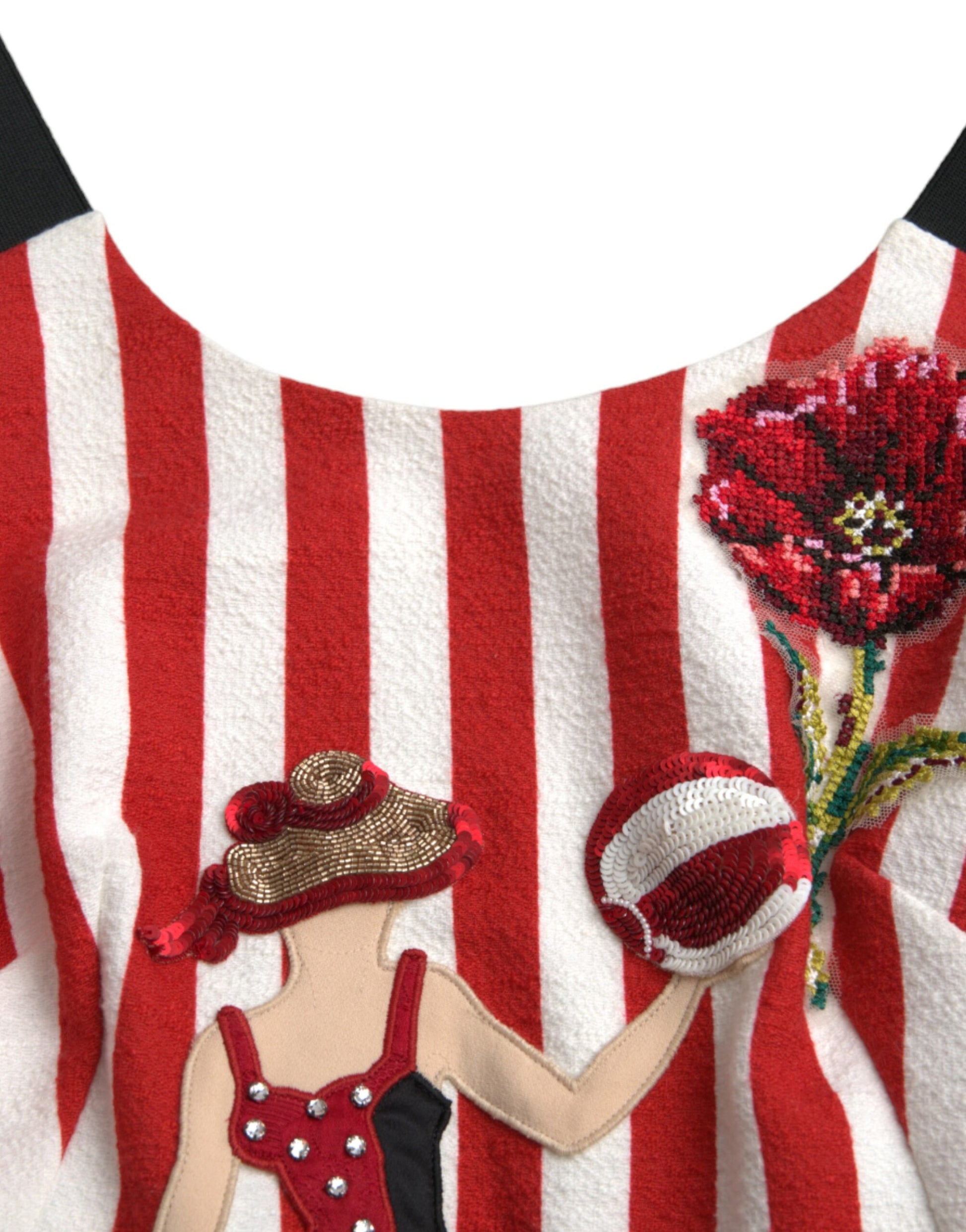 Dolce & Gabbana Red Midi Dress for Women additional view