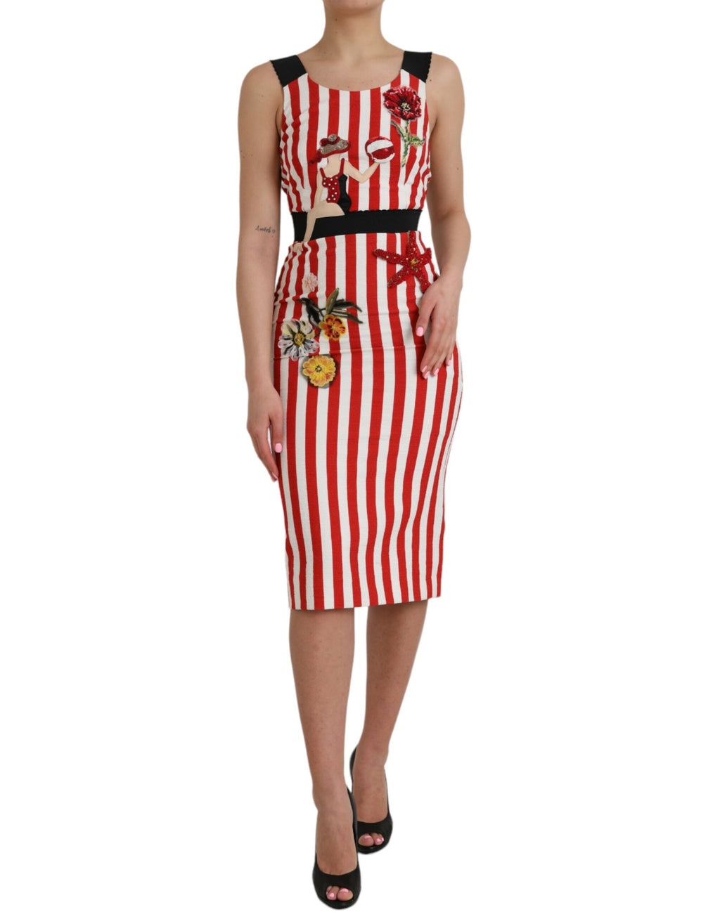Dolce & Gabbana Red Midi Dress for Women additional view