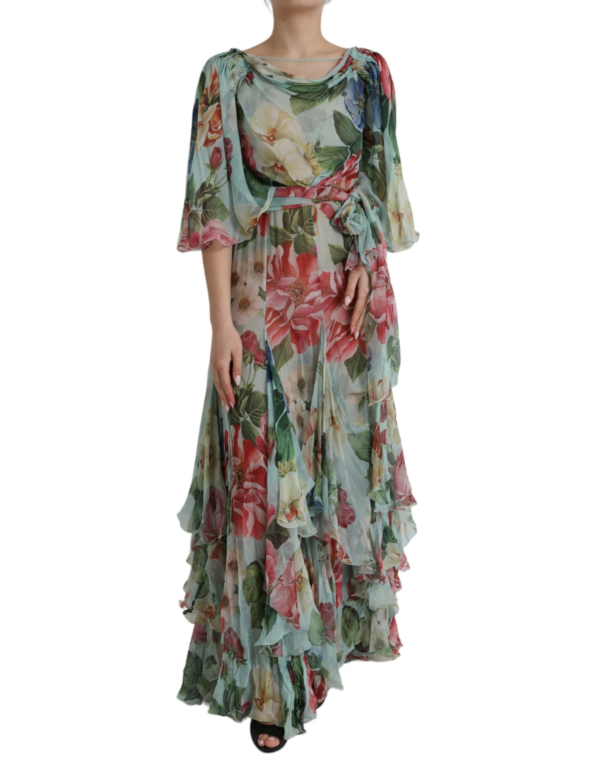 Dolce & Gabbana Blue Long Dress for Women alternate view