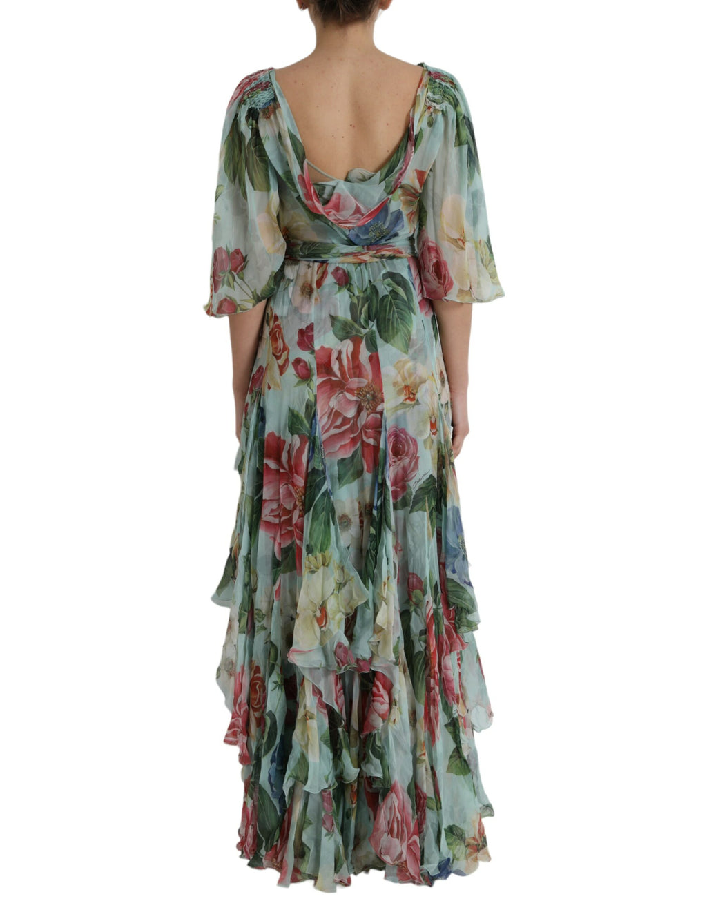 Dolce & Gabbana Blue Long Dress for Women side view