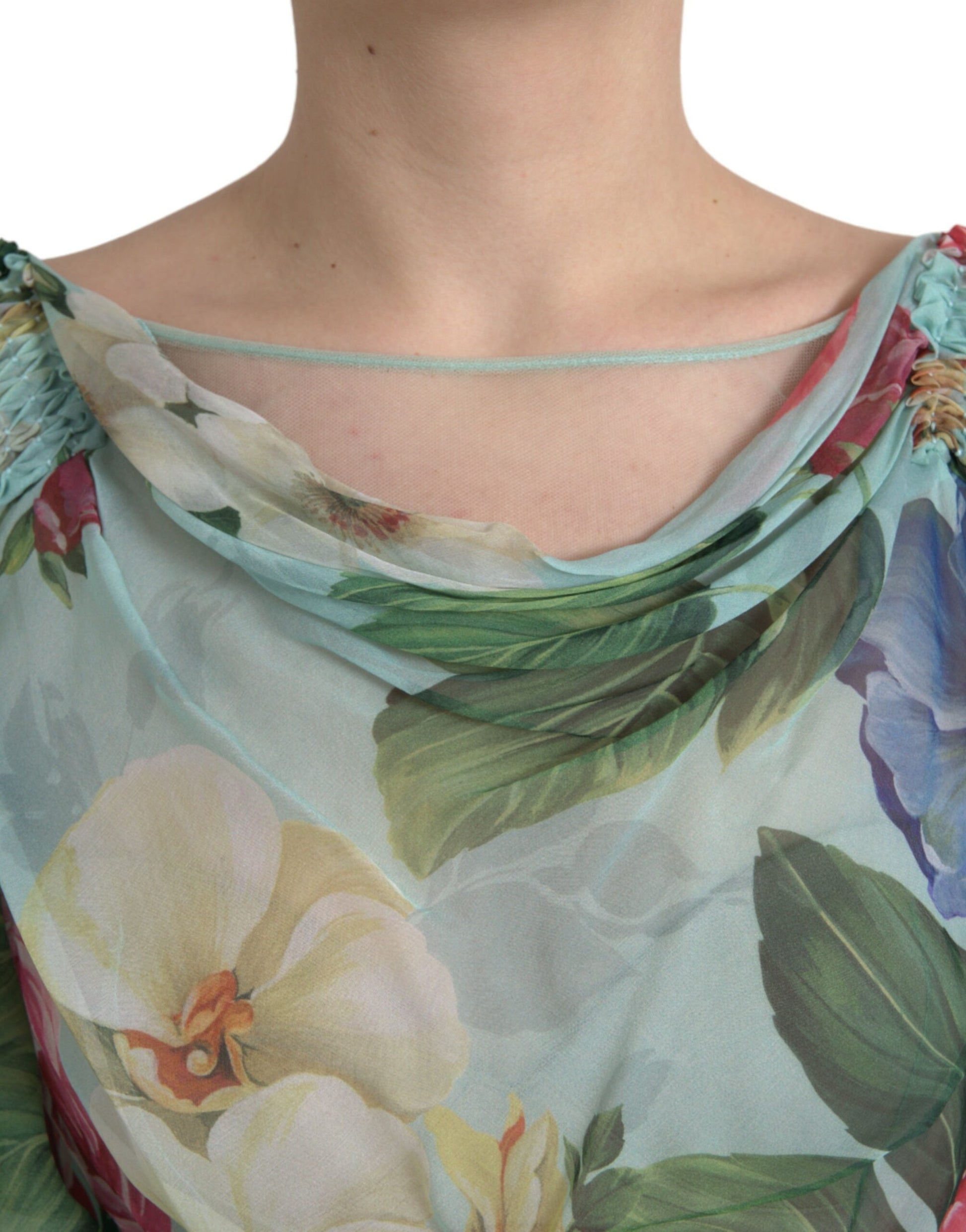 Dolce & Gabbana Blue Long Dress for Women additional view
