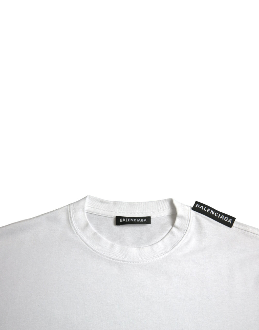Balenciaga White T-Shirt for Men side view