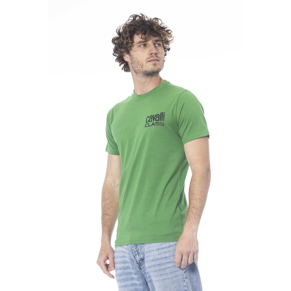 Cavalli Class Green T-Shirt for Men alternate view