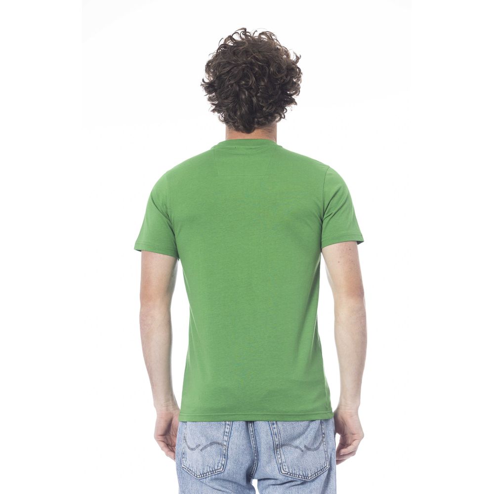 Cavalli Class Green T-Shirt for Men detail view