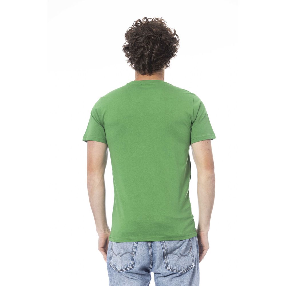 Cavalli Class Green T-Shirt for Men detail view