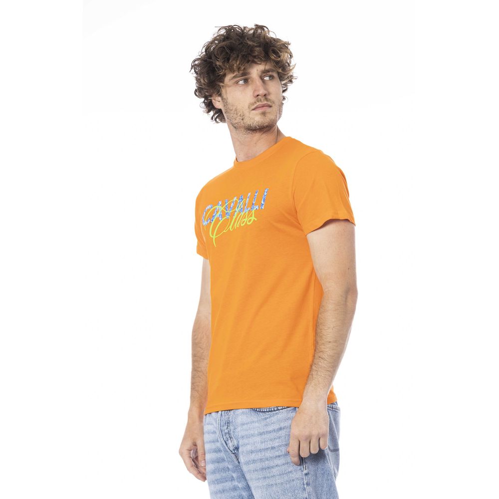Cavalli Class Orange T-Shirt for Men alternate view