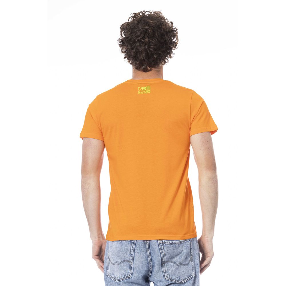 Cavalli Class Orange T-Shirt for Men detail view