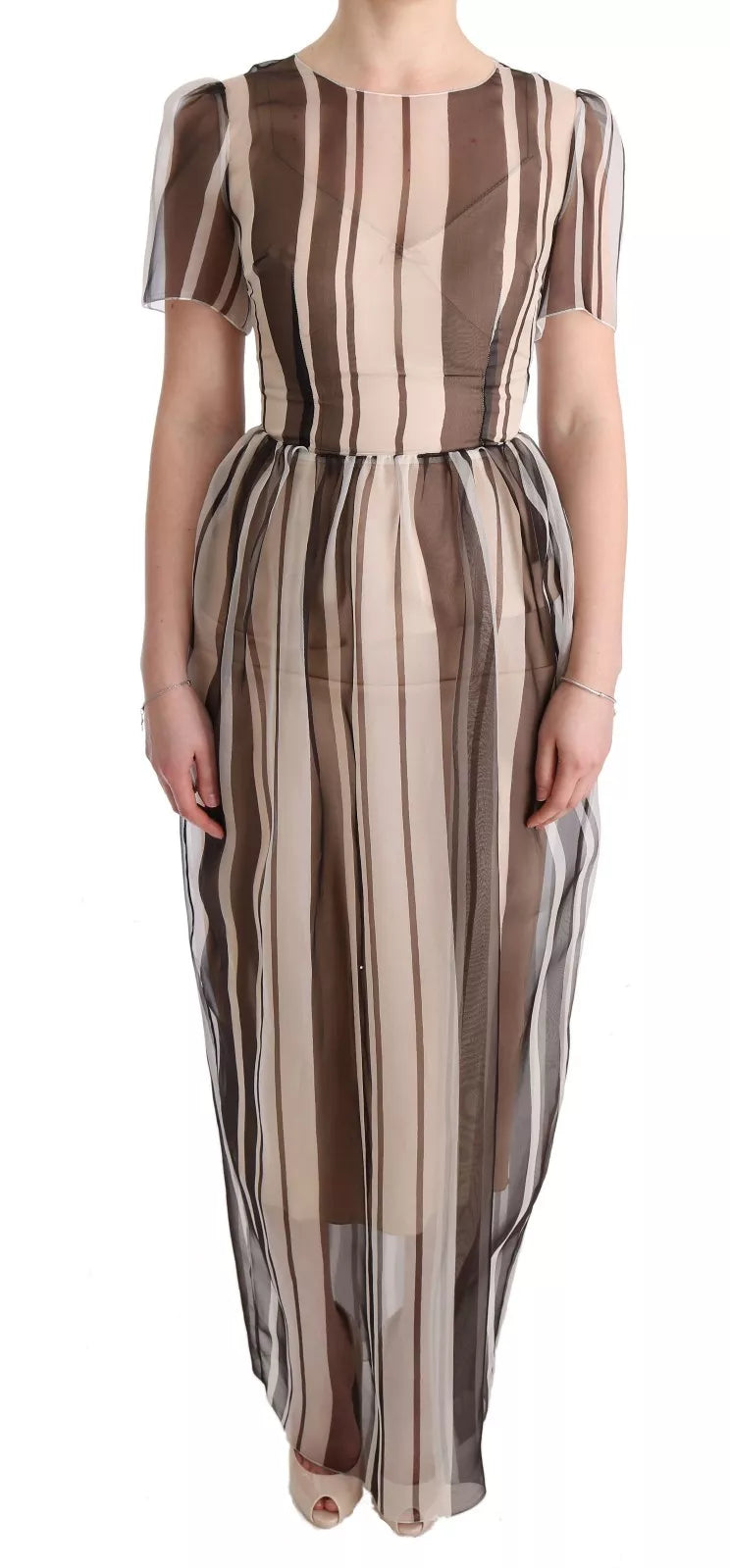 Dolce & Gabbana Brown Long Dress for Women additional view