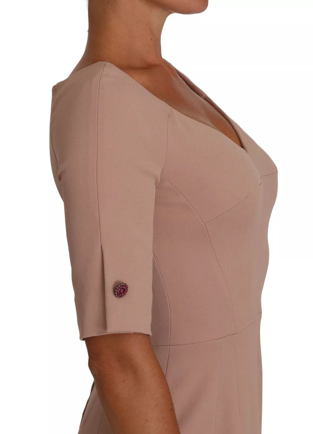 Dolce & Gabbana Pink Midi Dress for Women detail view