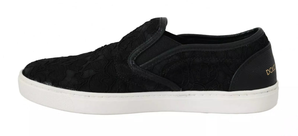 Dolce & Gabbana Black Low Top Sneakers for Women additional view