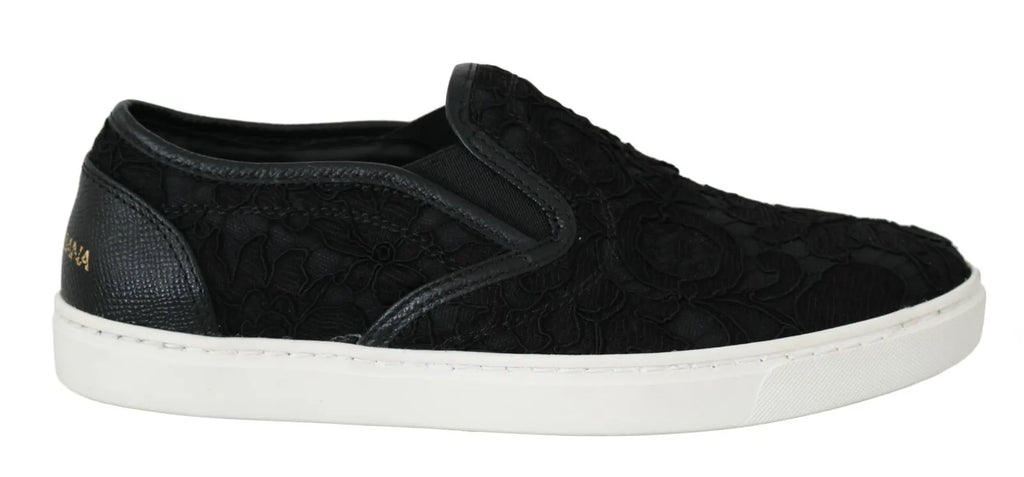 Dolce & Gabbana Black Low Top Sneakers for Women additional view