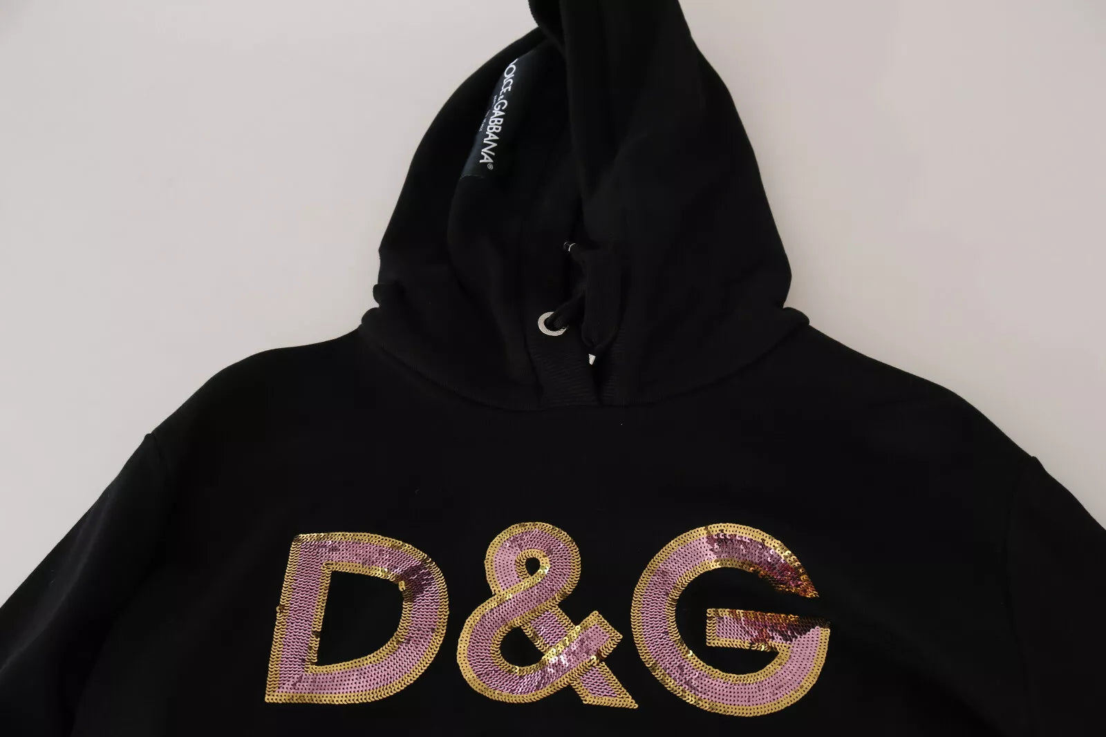 Dolce & Gabbana Black Hoodie for Women side view