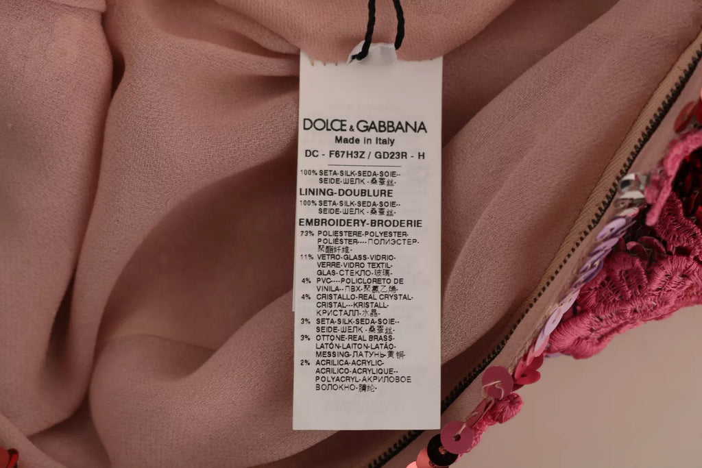 Dolce & Gabbana Pink Long Dress for Women additional view
